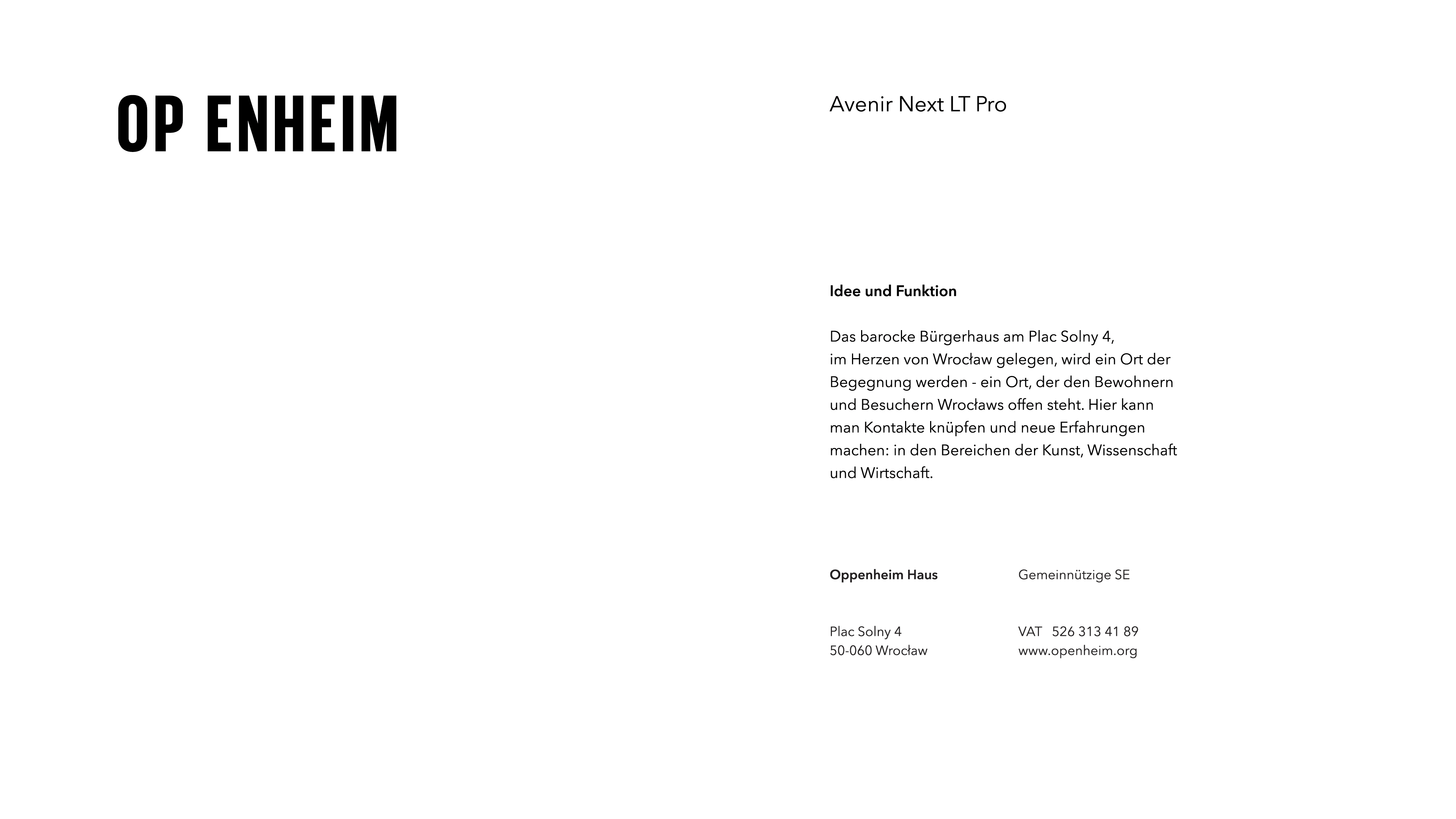 OP ENHEIM - The Codeine Design