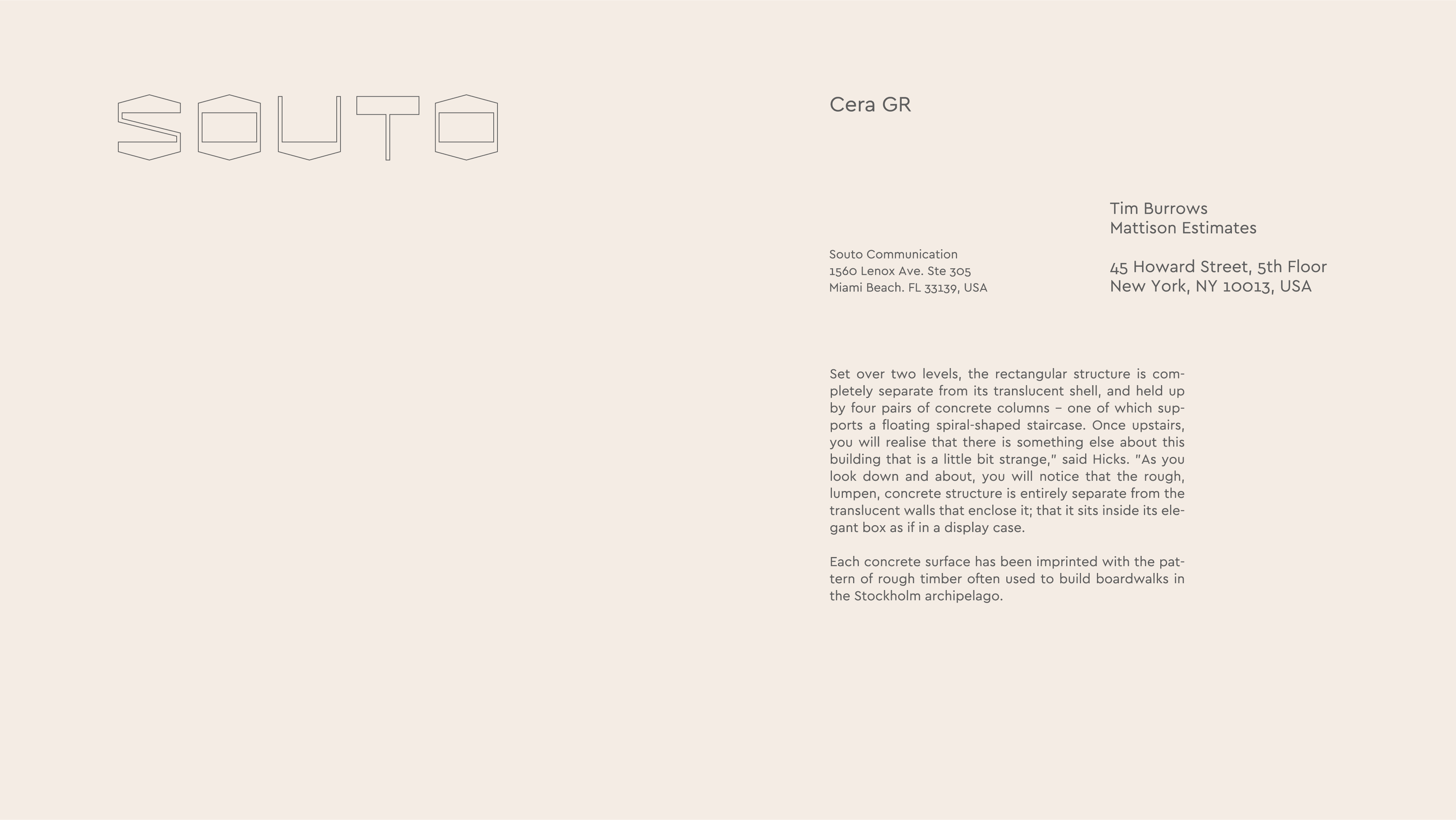Souto - The Codeine Design