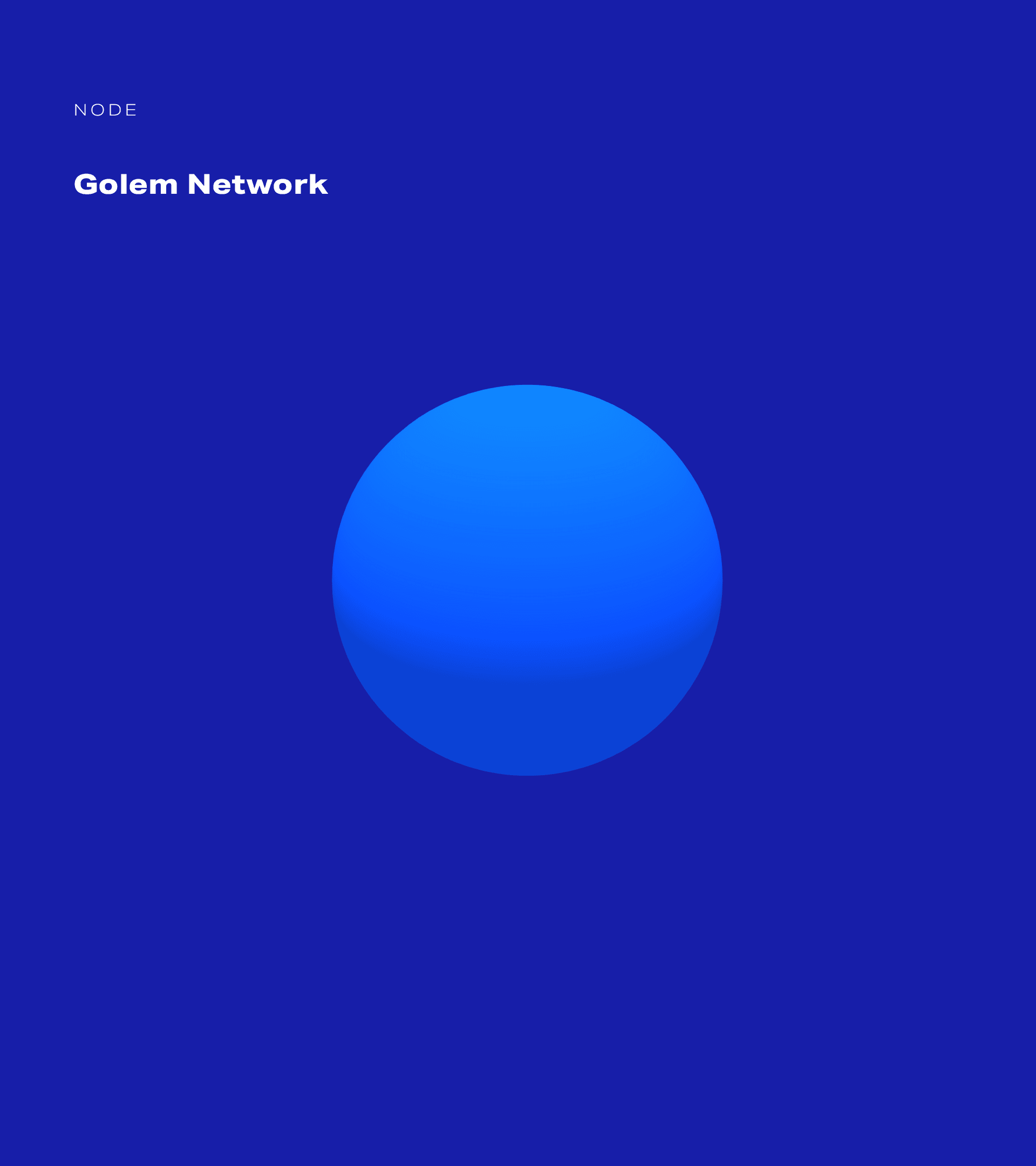 Golem  - The Codeine Design